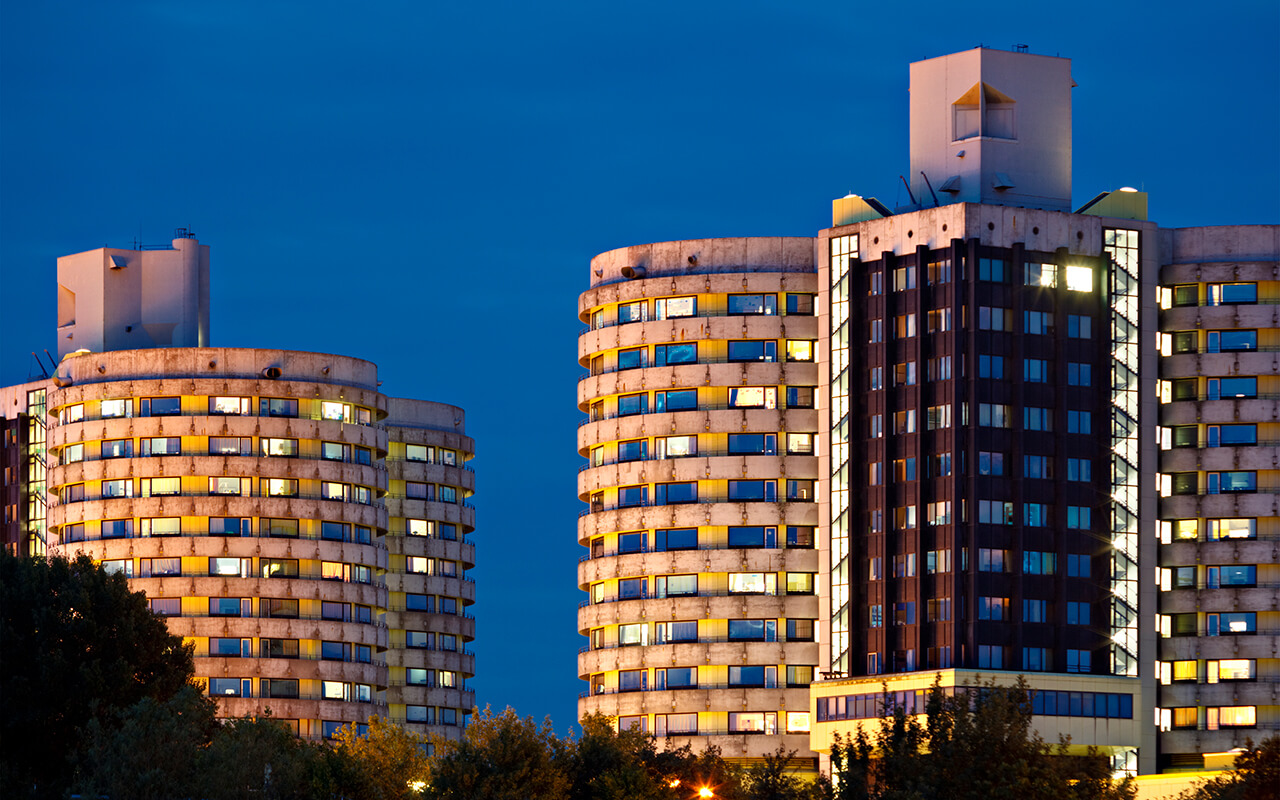 hospital tower building